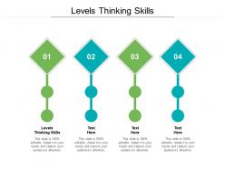 Levels thinking skills ppt powerpoint presentation file gallery cpb