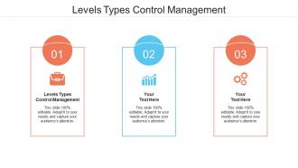 Levels types control management ppt powerpoint presentation model cpb
