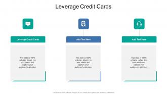 Leverage Credit Cards In Powerpoint And Google Slides Cpb