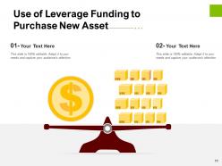 Leverage Icon Business Strategy Financial Structure Declining Arrows