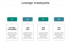 Leverage investopedia ppt powerpoint presentation summary design ideas cpb