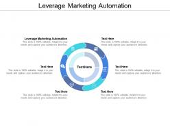 Leverage marketing automation ppt powerpoint presentation summary portrait cpb