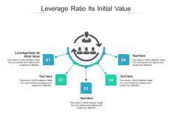Leverage ratio initial value ppt powerpoint presentation portfolio structure cpb