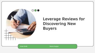 Leverage Reviews For Discovering New Buyers PPT Graphics AT