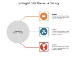 Leveraged data develop a strategy ppt powerpoint presentation gallery example file cpb