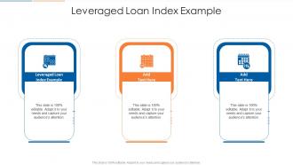 Leveraged Loan Index Example In Powerpoint And Google Slides Cpb
