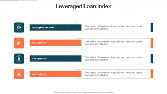 Leveraged Loan Index In Powerpoint And Google Slides Cpb