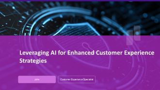 Leveraging AI For Enhanced Customer Experience Strategies PPT PowerPoint ACP Leveraging AI For Enhanced Customer Experience Strategies PPT PowerPoint ACP