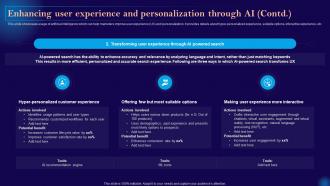 Leveraging Artificial Intelligence Enhancing User Experience And Personalization Through Ai AI SS V Good Engaging