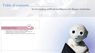 Leveraging Artificial Intelligence For Finance Industries AI CD V Best Compatible