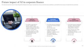 Leveraging Artificial Intelligence For Finance Industries AI CD V Content Ready Professional