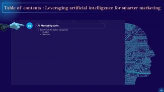 Leveraging Artificial Intelligence For Smarter Marketing AI CD V Multipurpose Good