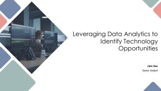 Leveraging Data Analytics To Identify Technology Opportunities PPT Example AT