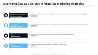 Leveraging Data As A Service To Formulate Marketing Strategies