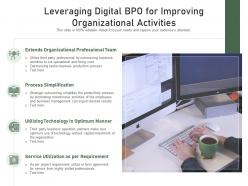 Leveraging Digital BPO For Improving Organizational Activities