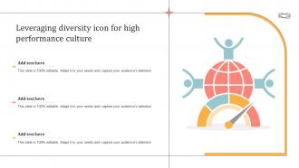 Leveraging Diversity Icon For High Performance Culture