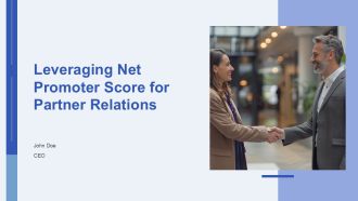 Leveraging Net Promoter Score For Partner Relations PPT PowerPoint AT