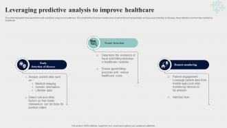 Leveraging Predictive Analysis To Improve Healthcare