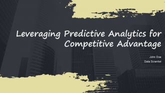 Leveraging Predictive Analytics For Competitive Advantage PPT Designs ACP