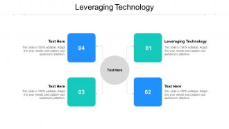 Leveraging technology ppt powerpoint presentation layouts vector cpb