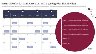 Leveraging Website And Social Media For Shareholder Engagement Complete Deck Attractive Pre-designed
