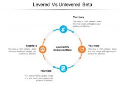 Levered vs unlevered beta ppt powerpoint presentation show pictures cpb