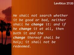Leviticus 27 33 the good from the bad or powerpoint church sermon