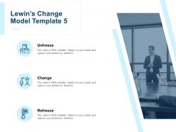 Lewin change model template ppt powerpoint presentation pictures infographics