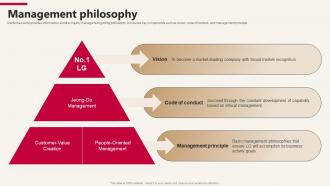 LG Company Profile Management Philosophy CP SS