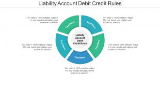 Liability account debit credit rules ppt powerpoint presentation model icons cpb
