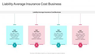 Liability Average Insurance Cost Business In Powerpoint And Google Slides Cpb