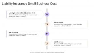 Liability Insurance Small Business Cost In Powerpoint And Google Slides Cpb