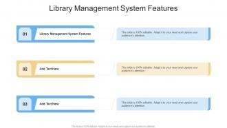 Library Management System Features In Powerpoint And Google Slides Cpb