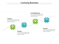 Licensing business ppt powerpoint presentation gallery layout ideas cpb