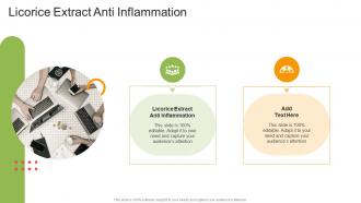 Licorice Extract Anti Inflammation In Powerpoint And Google Slides Cpb