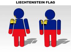 Liechtenstein country powerpoint flags