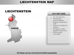 Liechtenstein country powerpoint maps