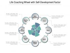 Life Coaching Wheel With Self Development Factor