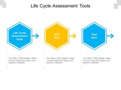 Life cycle assessment tools ppt powerpoint presentation gallery format cpb