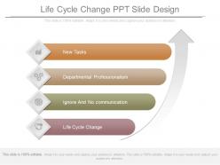 Life cycle change ppt slide design
