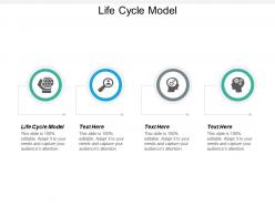 Life cycle model ppt powerpoint presentation slides cpb