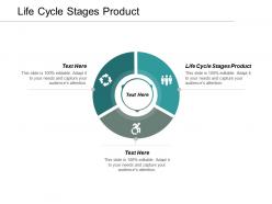 Life cycle stages product ppt powerpoint presentation infographic template information cpb