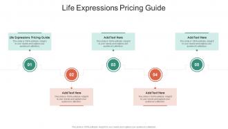Life Expressions Pricing Guide In Powerpoint And Google Slides Cpb