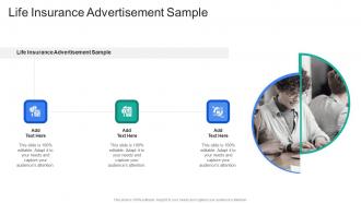 Life Insurance Advertisement Sample In Powerpoint And Google Slides Cpb