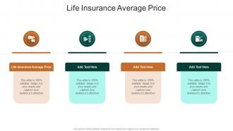 Life Insurance Average Price In Powerpoint And Google Slides Cpb