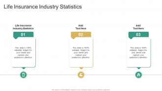 Life Insurance Industry Statistics In Powerpoint And Google Slides Cpb