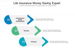 Life insurance money saving expert ppt powerpoint presentation pictures tips cpb