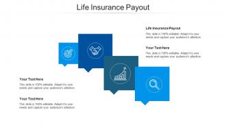 Life insurance payout ppt powerpoint presentation show background image cpb