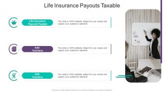 Life Insurance Payouts Taxable In Powerpoint And Google Slides Cpb