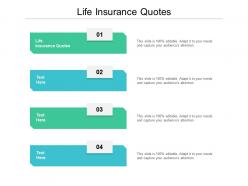 Life insurance quotes ppt powerpoint presentation styles skills cpb